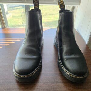 Dr. Martens Leather Pull-on Boots Black